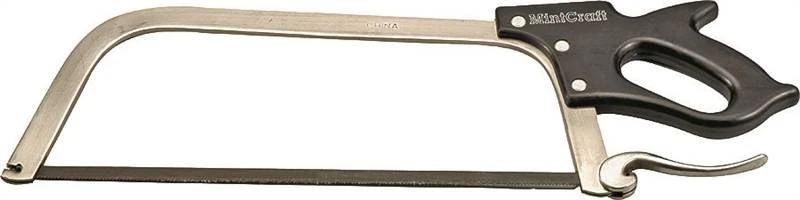 Professional Butcher Saw, 18 Inch Alloy Steel Blade With Stainless Steel Frame