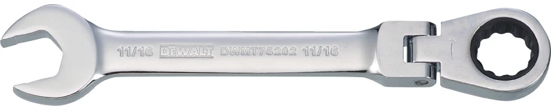 11/16 Inch Flex Head Ratcheting Combination Wrench Dwmt75202osp