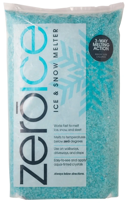 Hje Zero Ice Magnesium, Potassium & Sodium Chloride Crystal Ice Melter 50 Lb