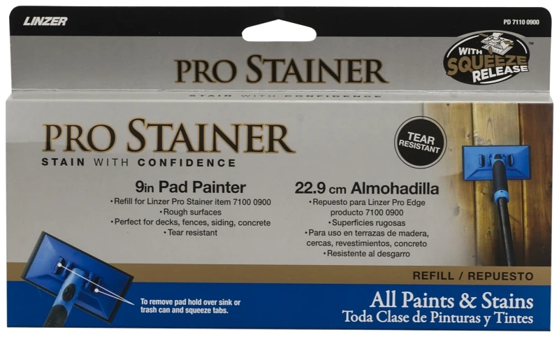 9 Inch Pad Stainer Refill With Swivel Handle - Model Pd7110-9