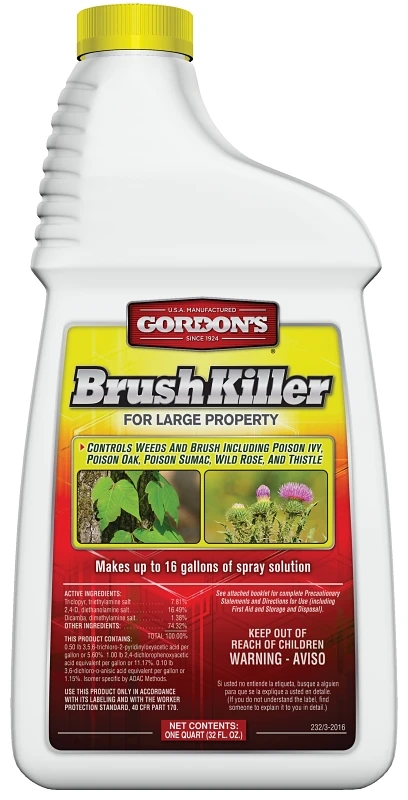 Brush And Stump Killer Concentrate 1 Quart For Large Property
