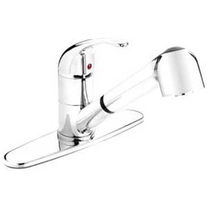 Eby77ccp Kitchen Sink Faucet With Pull Out Spout, 11.02 X 12.8 X 2.36 In., Polished Chrome