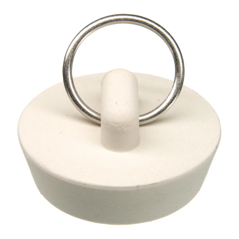 Danco 1-1/4 in. Dia. White Rubber Sink Stopper