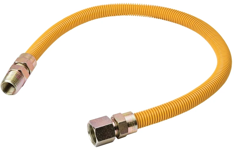 Industries Gas Connector 3/8" X 1/2" M/f 36" Flexible Stainless Steel
