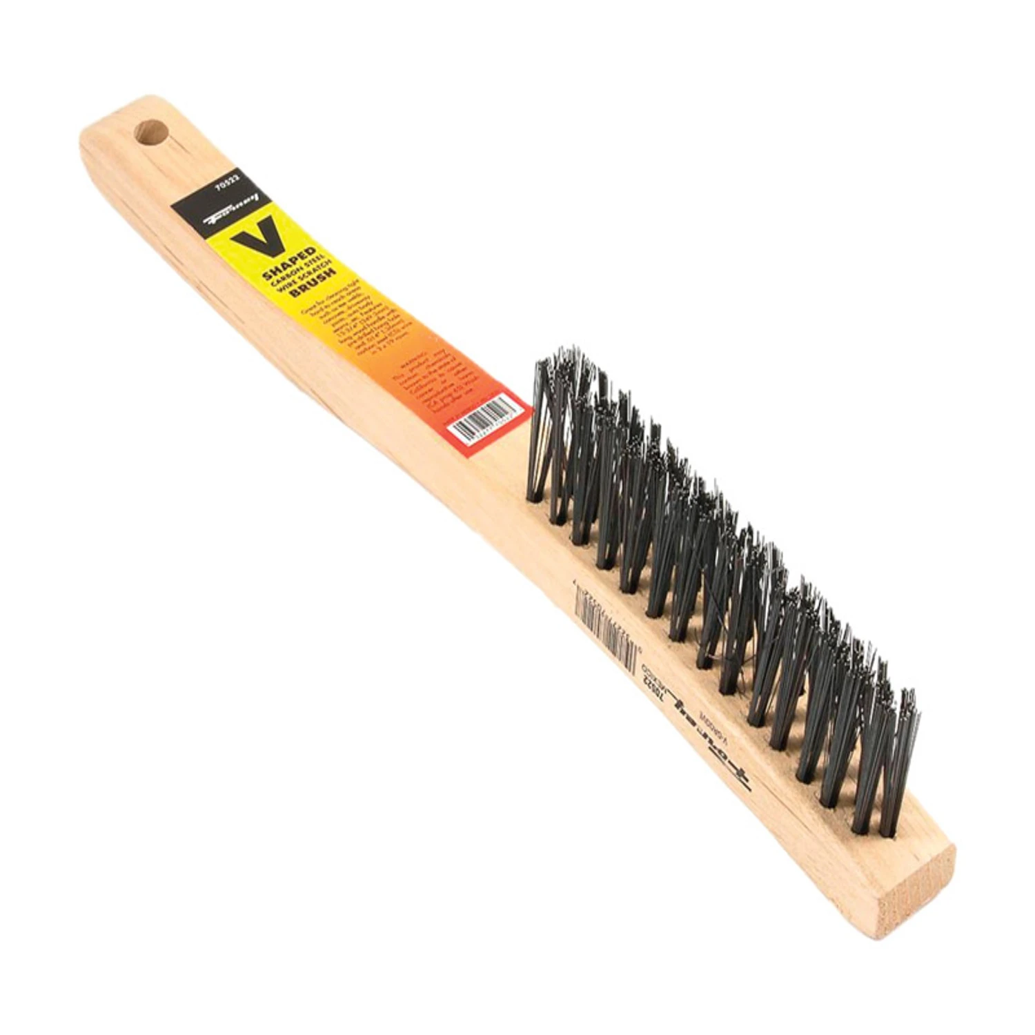 13.75 In. L X 1.25 In. W V-groove Scratch Brush Carbon Steel Model 70522