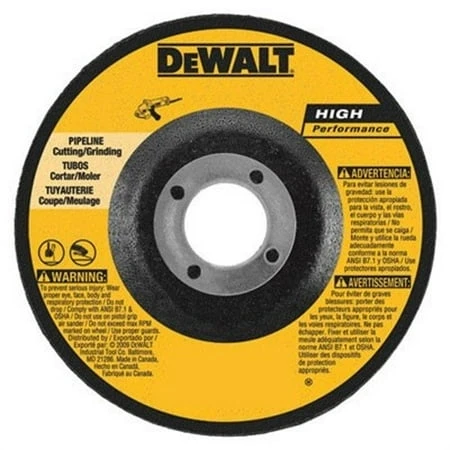 Dw8484 5-inch X 1/8-inch X 7/8-inch High Performance Pipeline Cutting/grinding Wheel