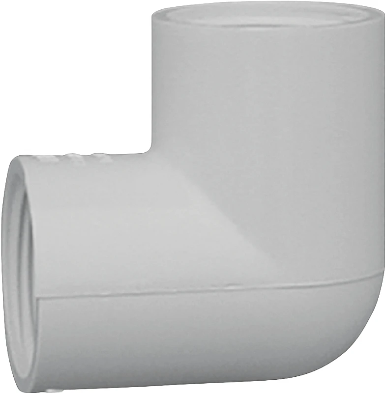 1/2-inch Diameter 90-degree Schedule 40 Pvc Elbow Fitting Model 408005rmc