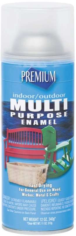 Multi-purpose Gloss Clear Spray Paint, 12 Ounce Aerosol Can, Model Mp1006