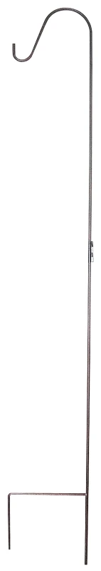 Gb-3090-1 84 In Steel Shepherd Hook, Hammertone Bronze Finish