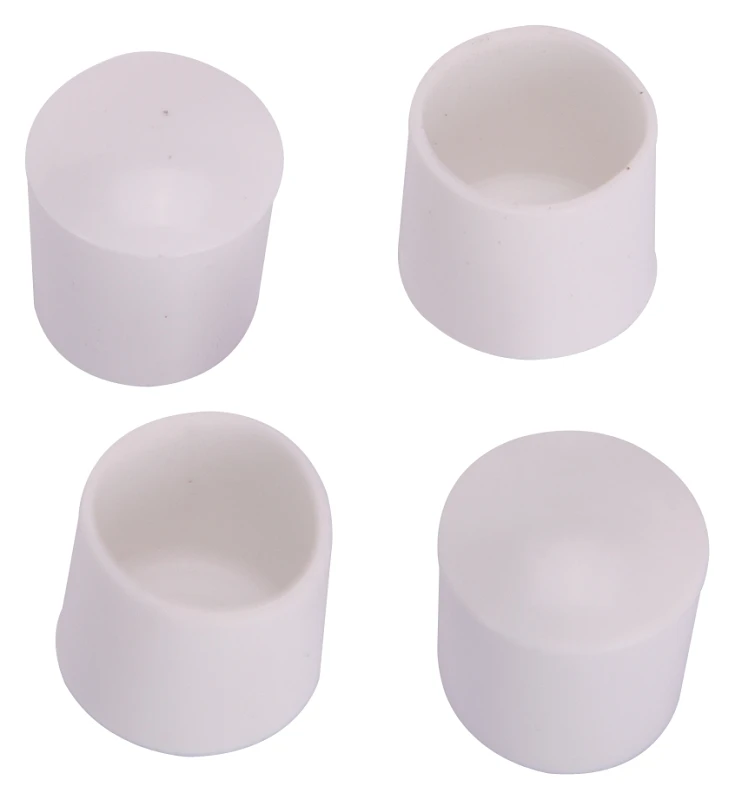 3/4 Inch White Plastic Furniture Leg Tip - Model Fe-50613-ps