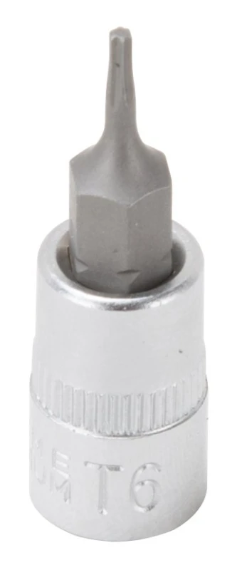 1/4 Inch Drive T6 Star Bit Socket - Model 55050023sd