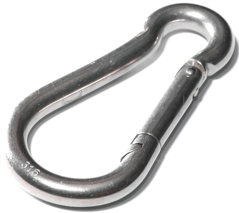 1/2 In. Zinc-plated Steel All Purpose Snap Link, 230 Lb. Load Capacity