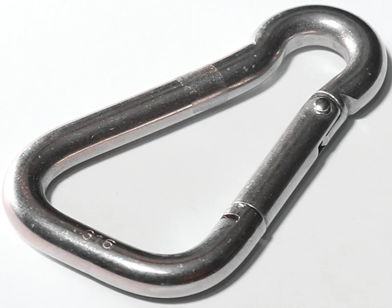S24502-3/8 Interlocking Spring Snap, 3/8 In Width, 400 Lb Capacity