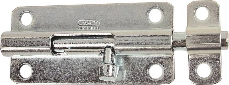 5 Inch Bright Zinc-plated Steel Barrel Bolt, Model 758410