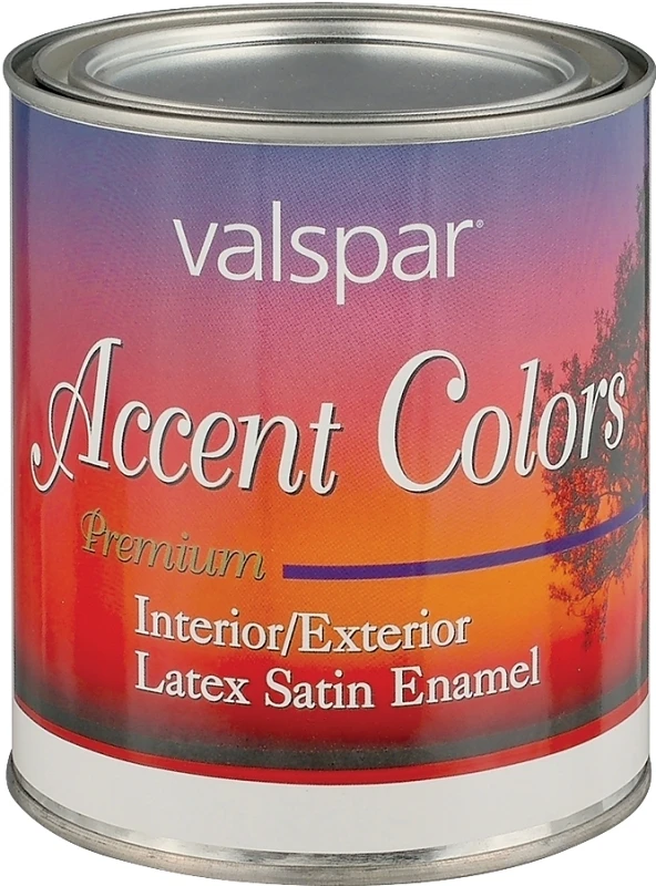 Valspar 3052 Yellow Base Satin Enamel Paint - 1 Quart
