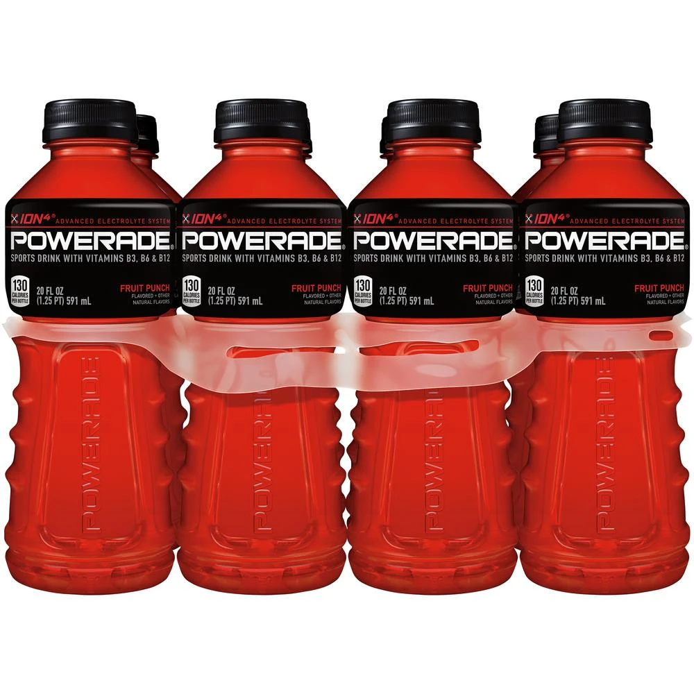 Powerade Fruit Punch Sports Drink - 8pk/20 fl oz Bottles