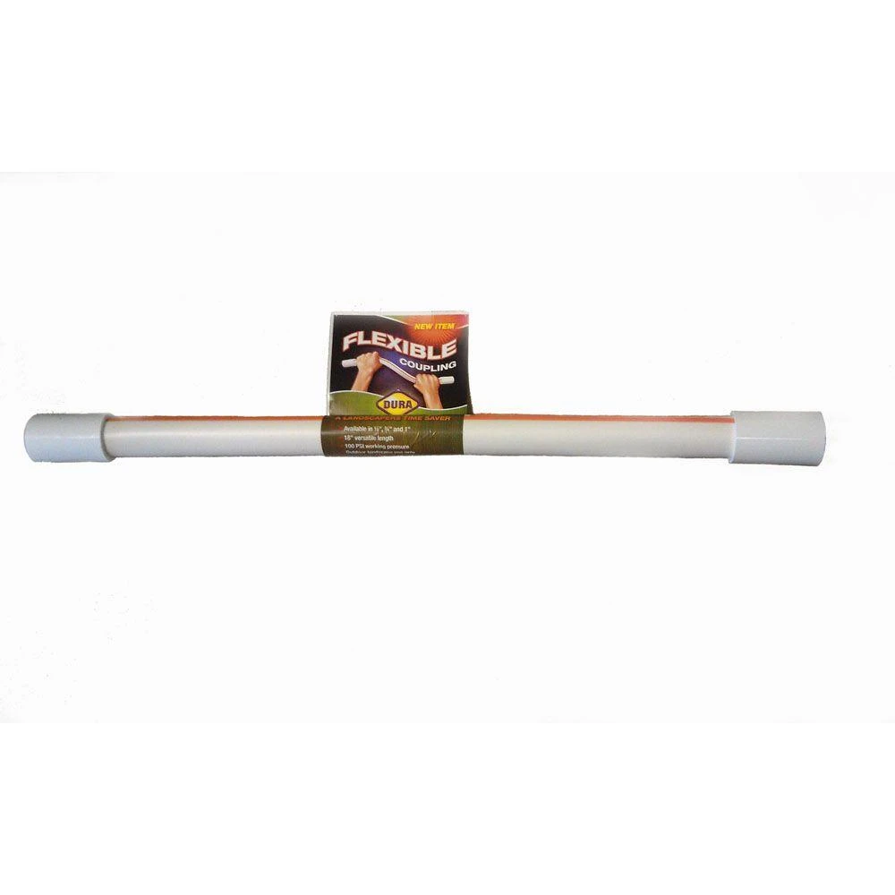 1 In. X 18 In. Flexible Pvc Coupling For Irrigation And Repair