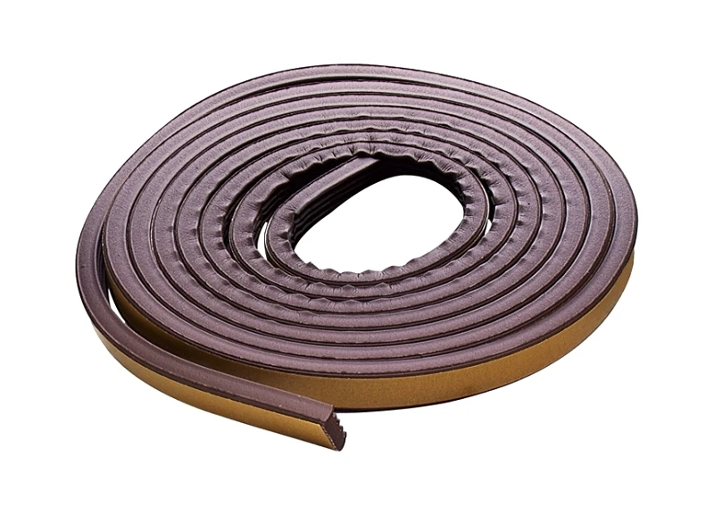 WEATHRSTRP RUBBER 17'BRN