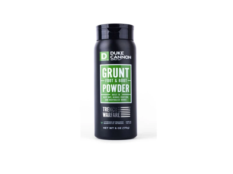 Duke Cannon POWDERGRUNT Boot/Foot Powder, 6 Oz