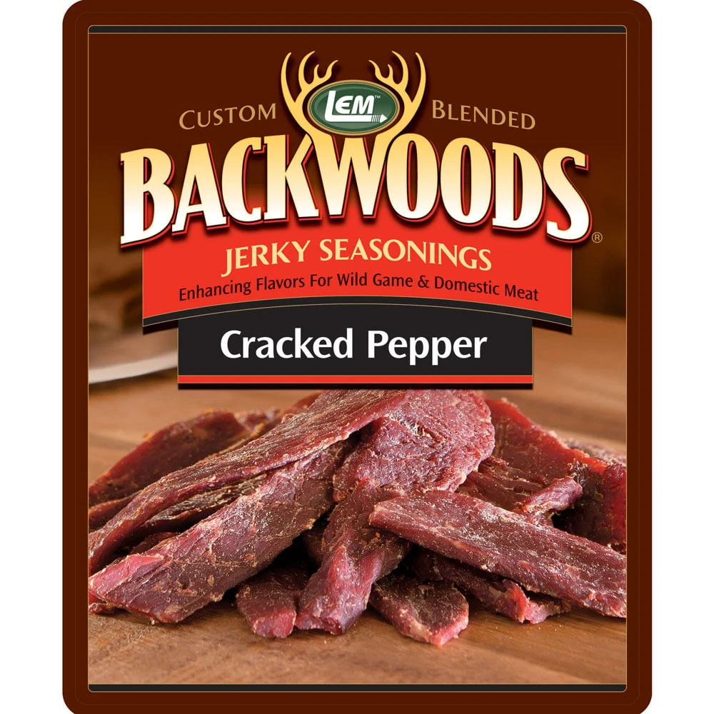 5.6 Oz. Cracked Pepper Jerky Seasoning For Flavorful Jerky