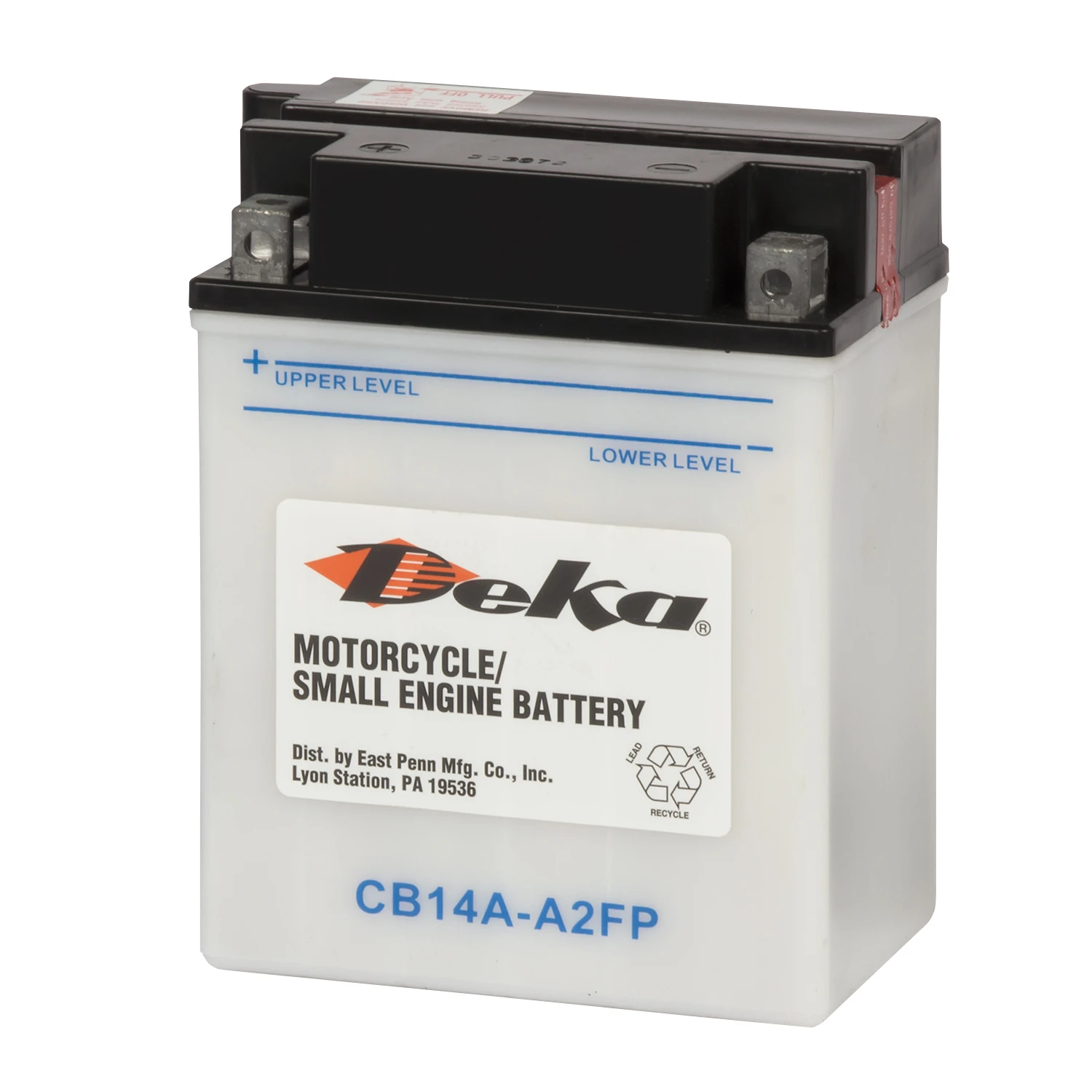 12-volt 190 Cca High Performance Powersport Battery, Left Front Positive Terminal