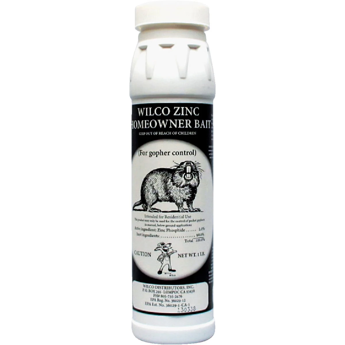 1 Lb. Pocket Gopher Bait With Zinc Phosphide - Model 60016