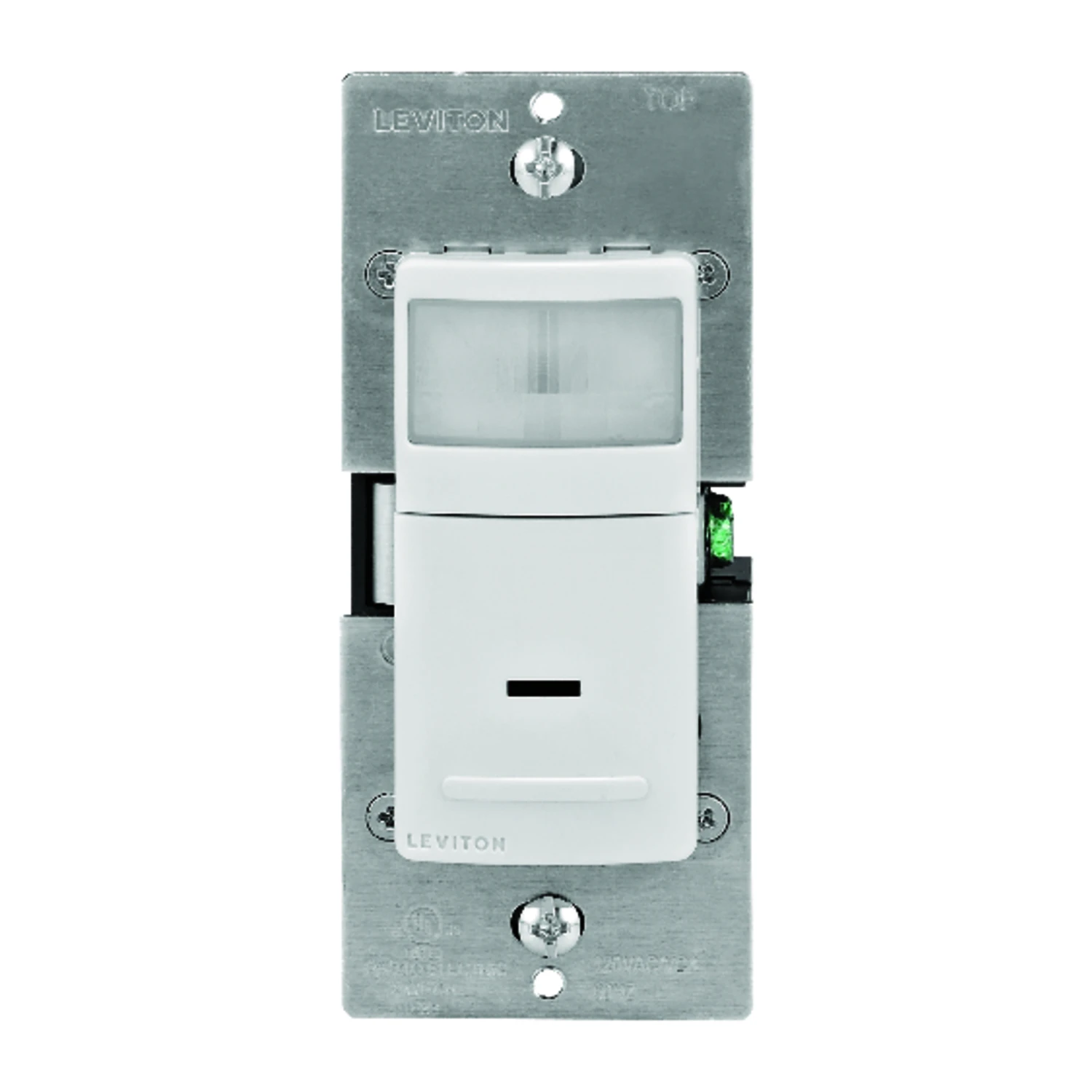 Leviton Single Pole Motion Sensor Switch White 1 pk
