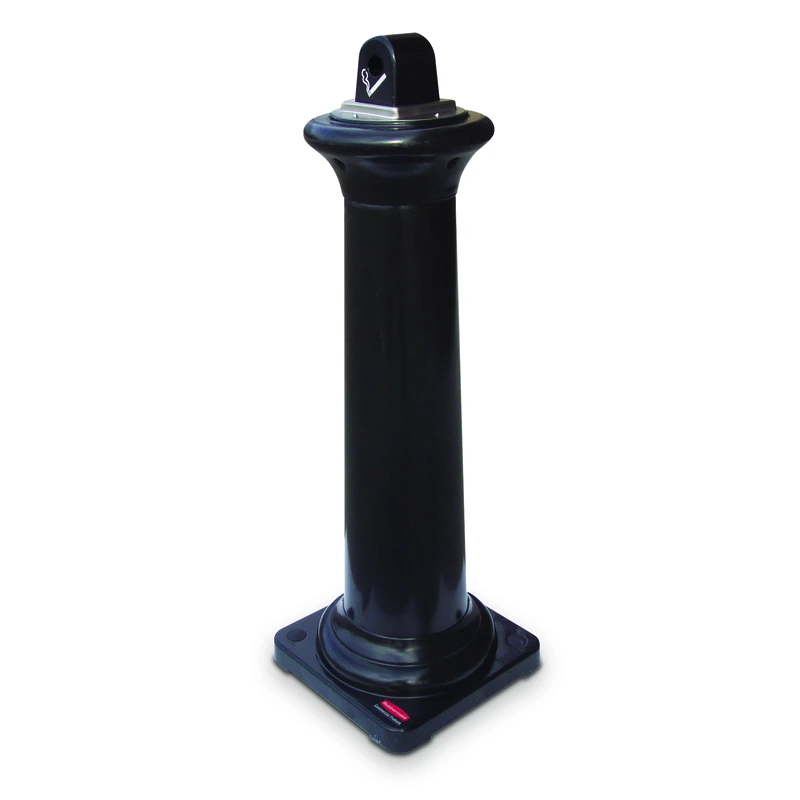 Groundskeeper Black Plastic Smoking Receptacle 1 Quart 13 Inch Diameter