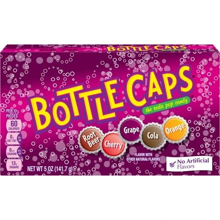 Bottle Caps Candy, Theater Box, 5 oz.
