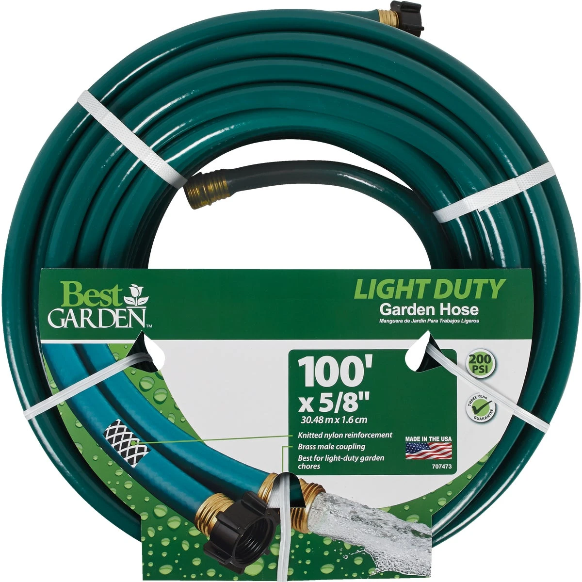5/8 In. Diameter X 100 Ft. Light-duty Garden Hose Dbr58100