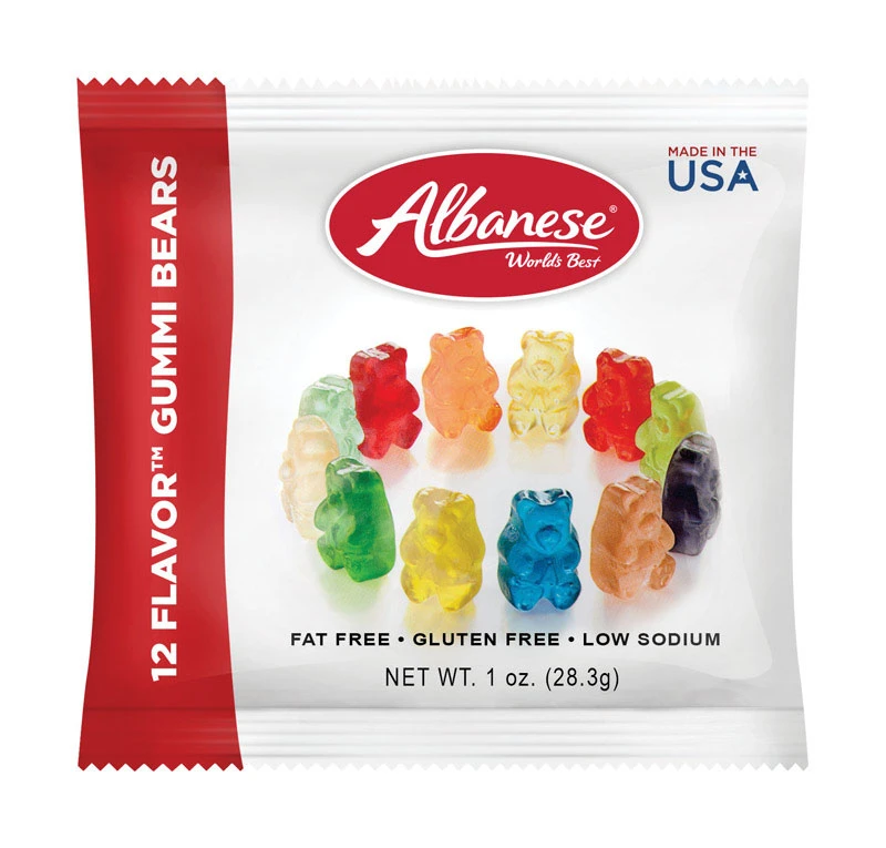 Worlds Best Gummi Bears Candy, 1 Ounce Individual Pack