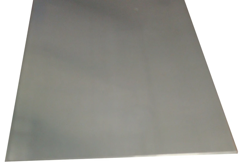 Stainless Steel Sheet Metal, 0.018 Inch Thickness, 6 Inch by 12 Inch