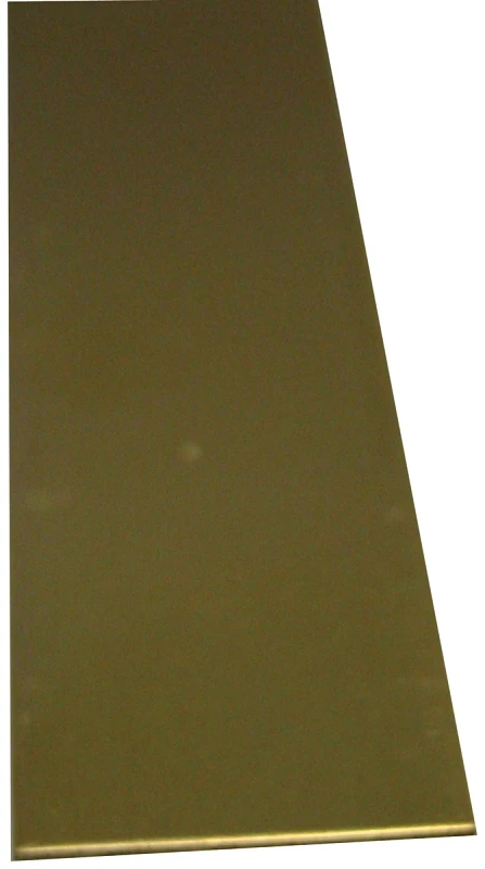 Brass 1/2 In. X 12 In. Metal Strip - 0.032 In. Thickness