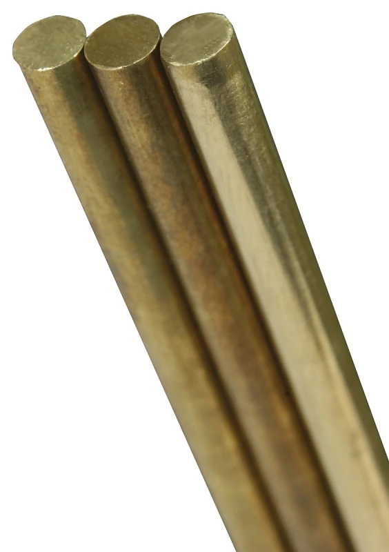 Round Brass Rod, 1/4 x 36 In.