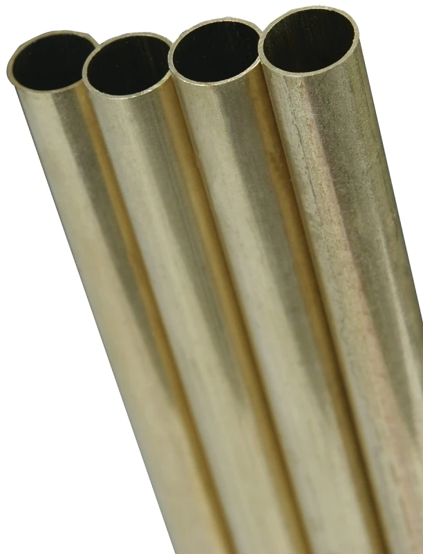Round Tube, Brass, 3/16 OD x 12 In.