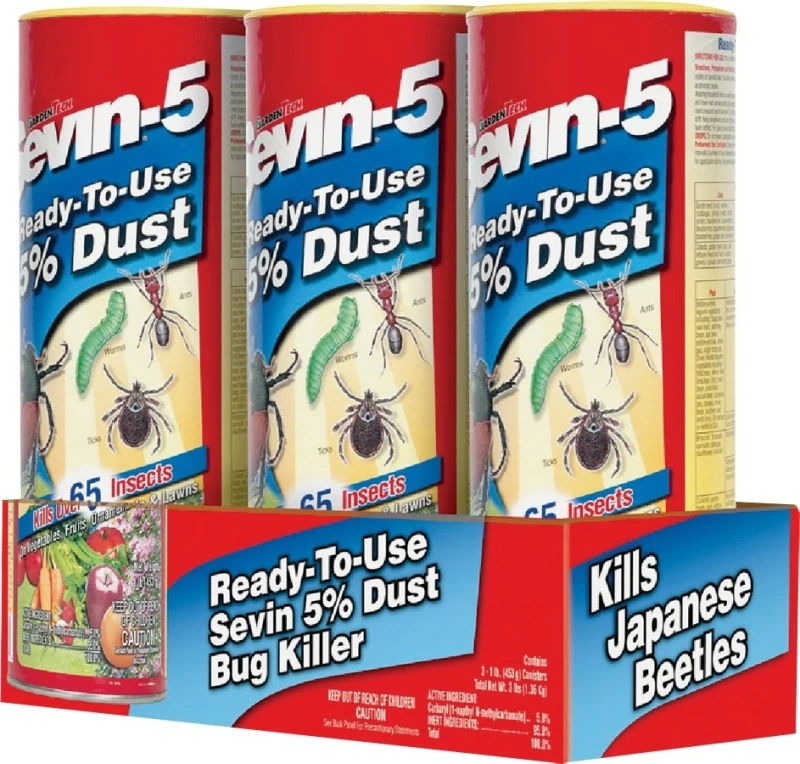 Dust Bug Killer, 5%, Ready-to-Use, 3-Pk., 1-Lb.