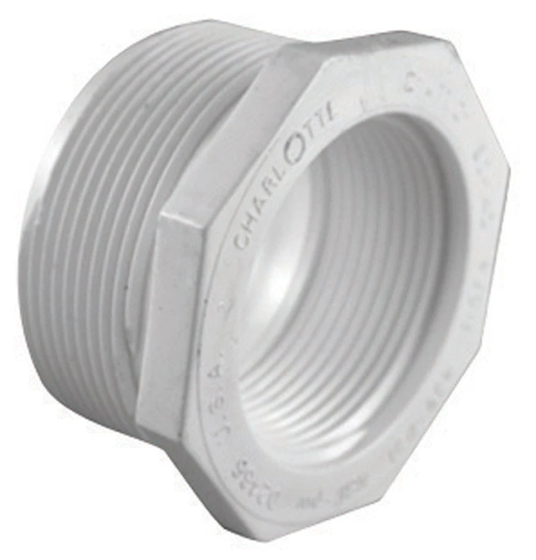 2 In. Mpt X 1-1/2 In. Fpt Schedule 40 Pvc Reducing Bushing 1 Pk