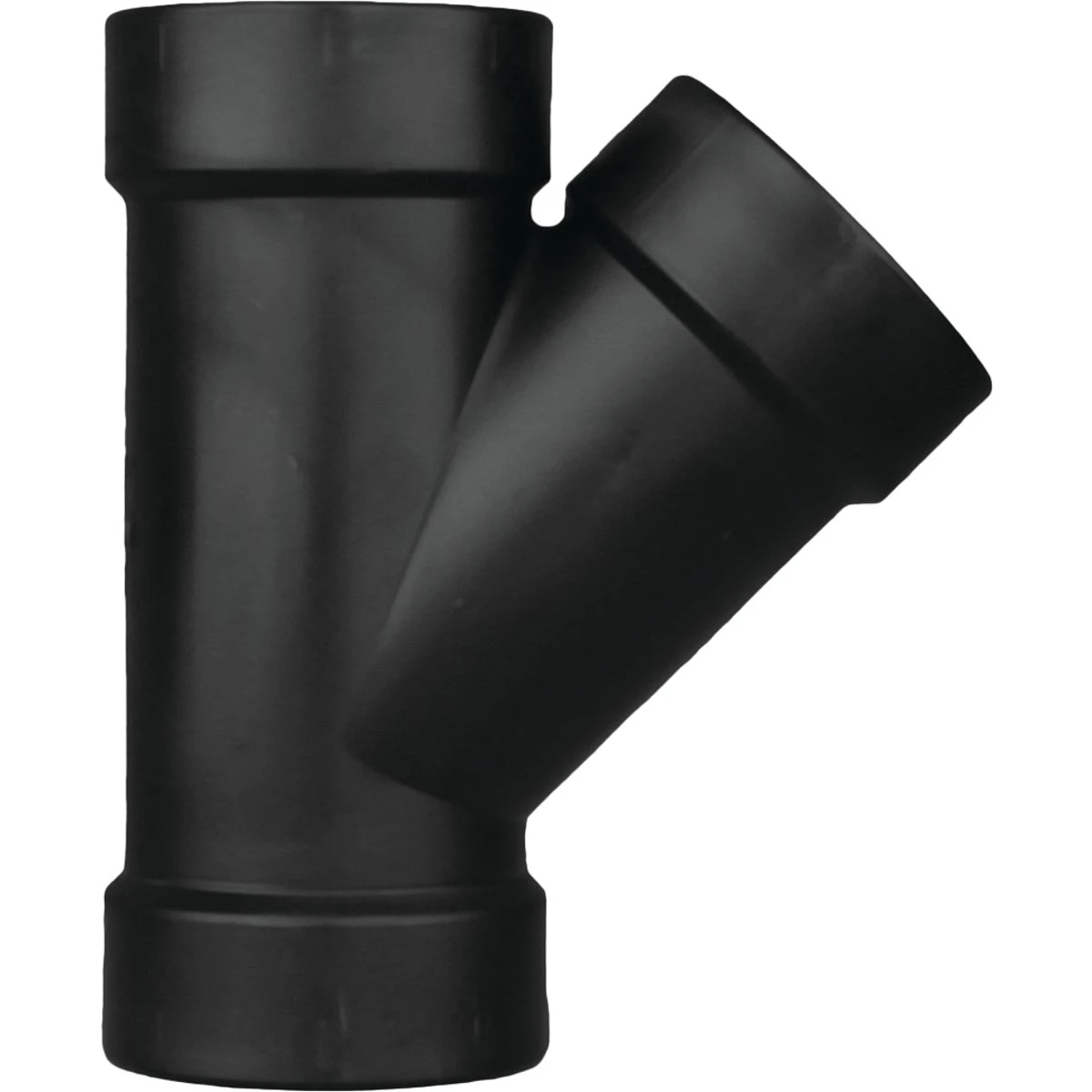 4 In. Hub X Hub X Hub Abs Wye Fitting - Schedule 40 Dwv