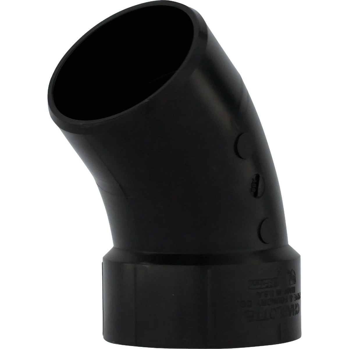 3 Inch ABS Drain Waste Vent Pipe 45 Degree Street Elbow Fitting
