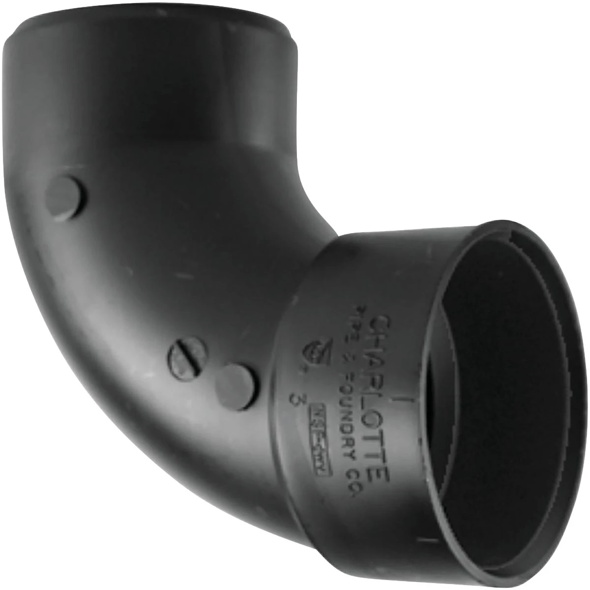 2 Inch ABS Drain Waste Vent Pipe 90 Degree Street Ell Connector