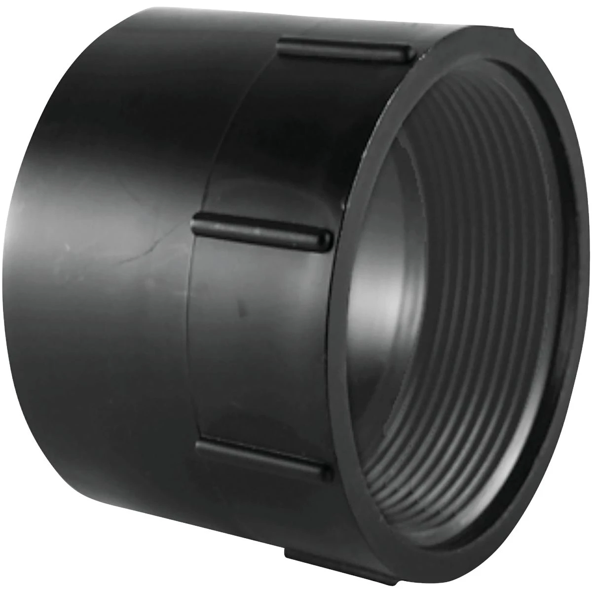 ABS Drain Waste Vent Pipe Adapter, Hub by Female Iron Pipe Thread, 3 Inch