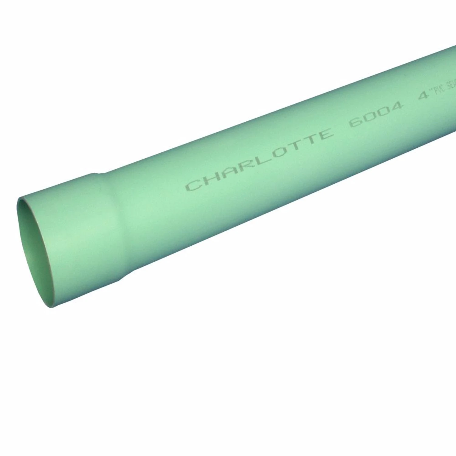 4 In. X 10 Ft. Solid Sdr 35 Pvc Drain & Sewer Pipe, Belled End
