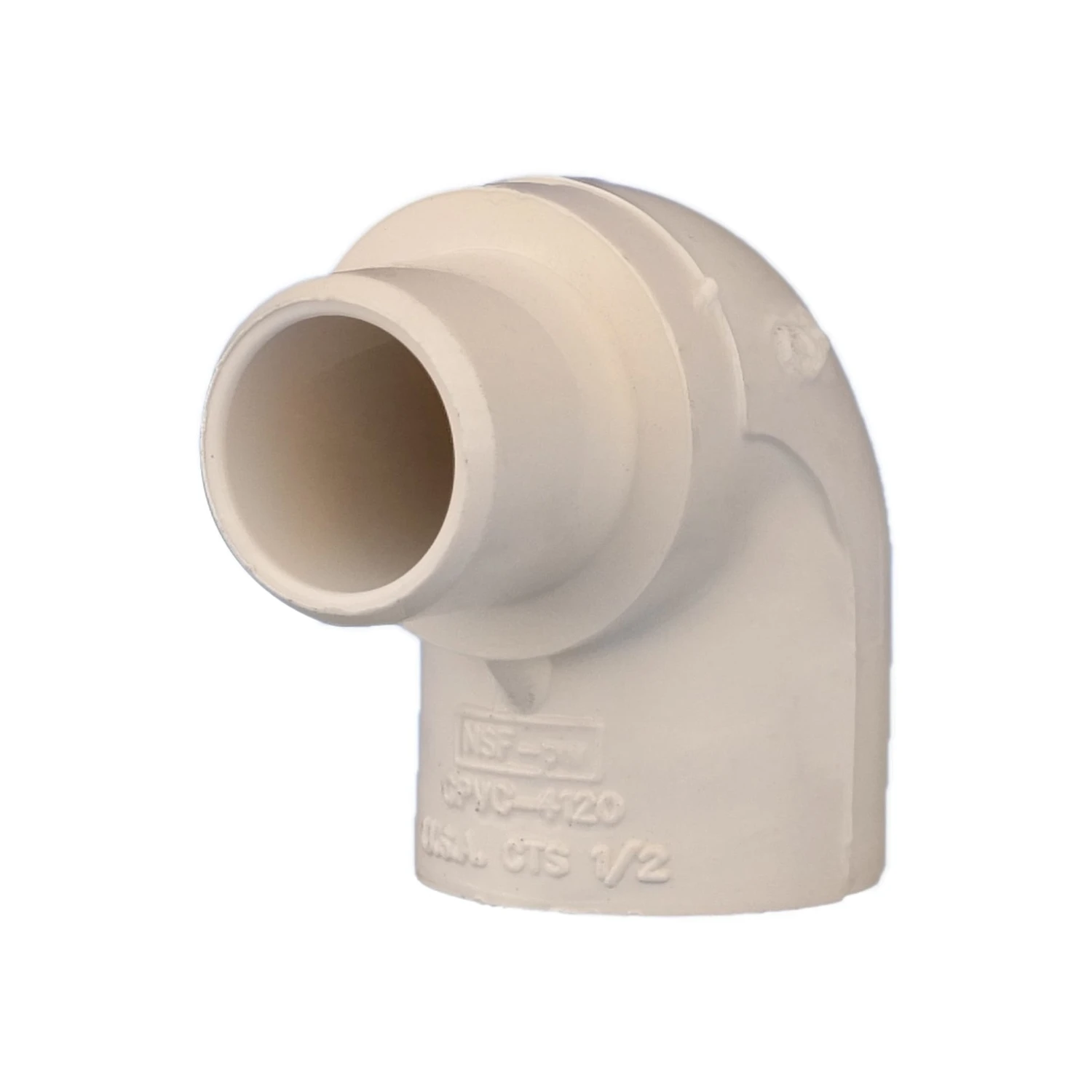 CPVC Reducing Pipe Elbow, 90 Degree, 3/4 x 1/2 In.