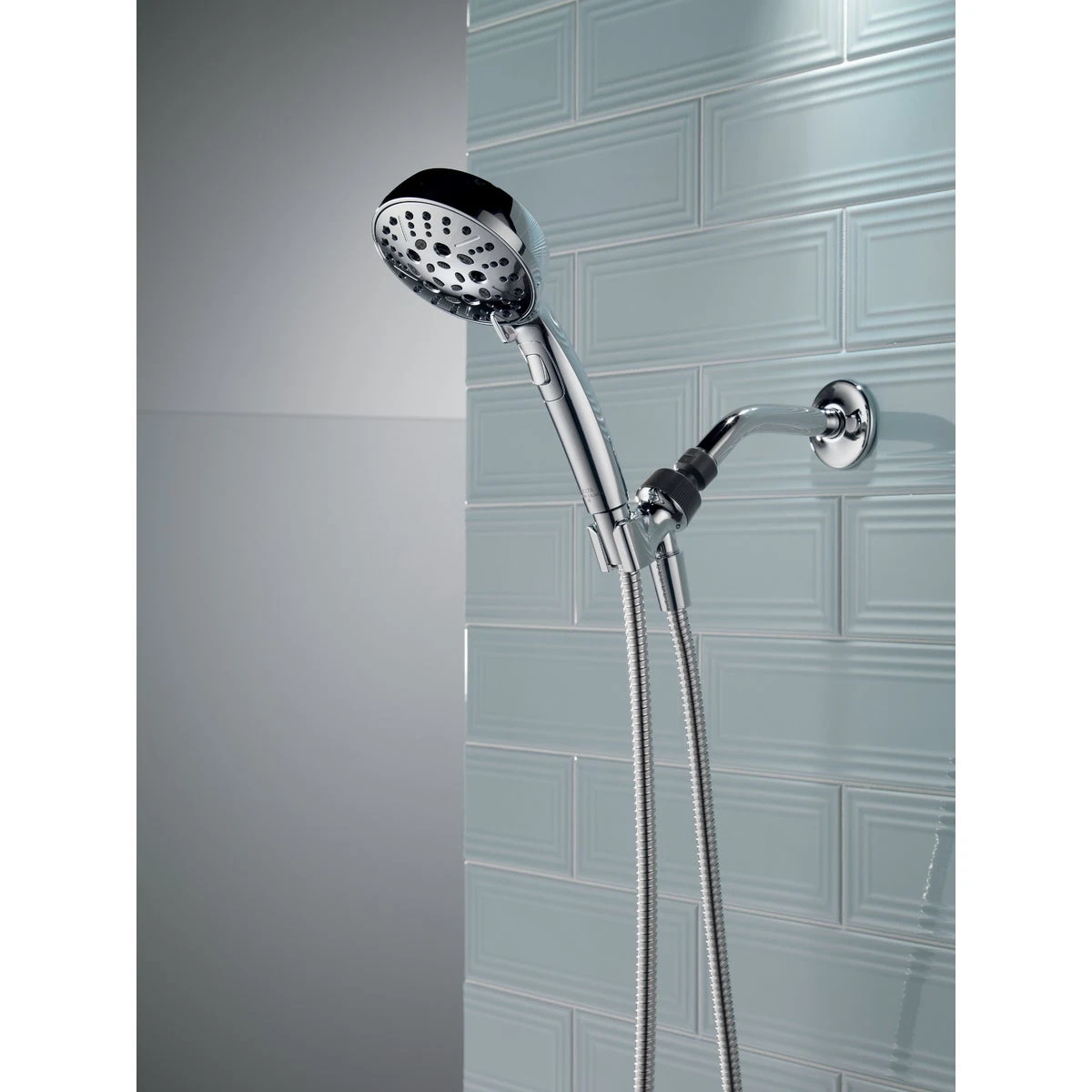 H2okinetic 6-setting 1.75gpm Handheld Shower Head, Chrome Finish