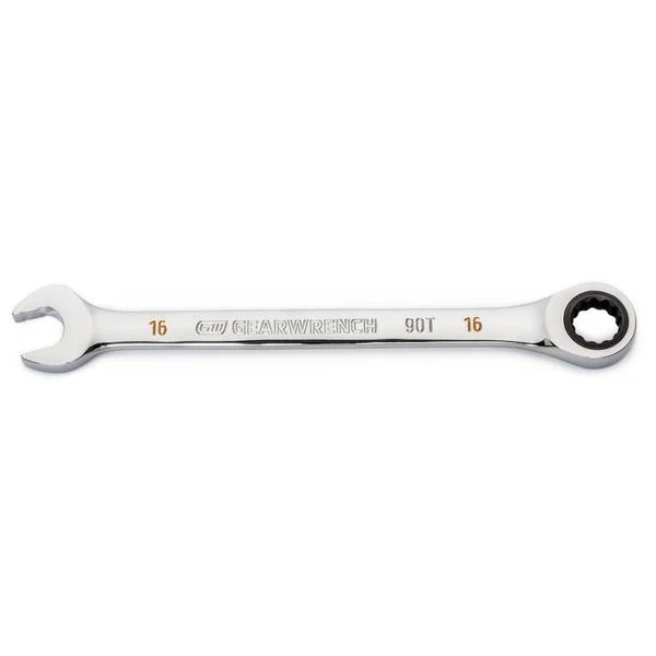 16 Mm Combination Ratcheting Wrench, 90-tooth, 12-point