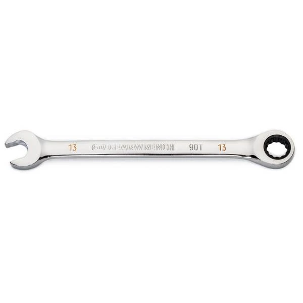 90-tooth Combination Ratcheting Wrench, 12-point, 13 Mm