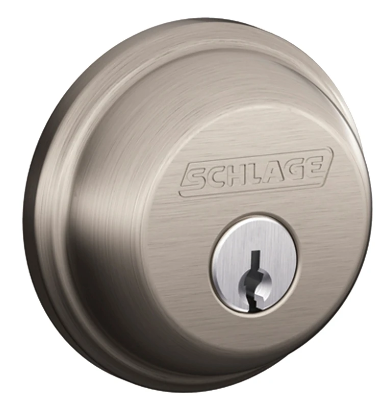 Satin Nickel Single Cylinder Deadbolt B60ng619 With Grade 1 Security