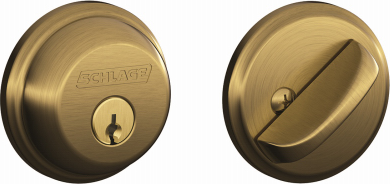 Antique Brass Single Cylinder Deadbolt B60ng609 With Grade 1 Security