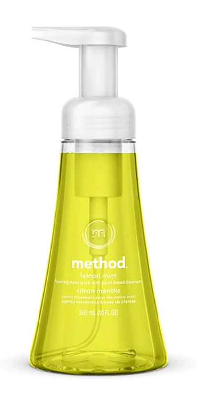 Lemon Mint Scent Foam Hand Wash 10 Oz - Biodegradable & Cruelty-free