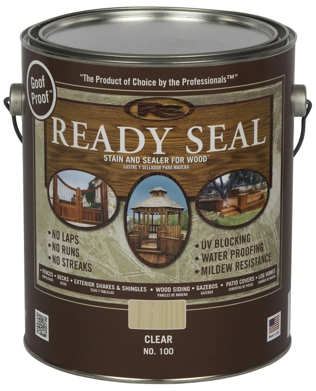Goof Proof Semi-transparent Clear Oil-based Wood Stain And Sealer 1 Gallon